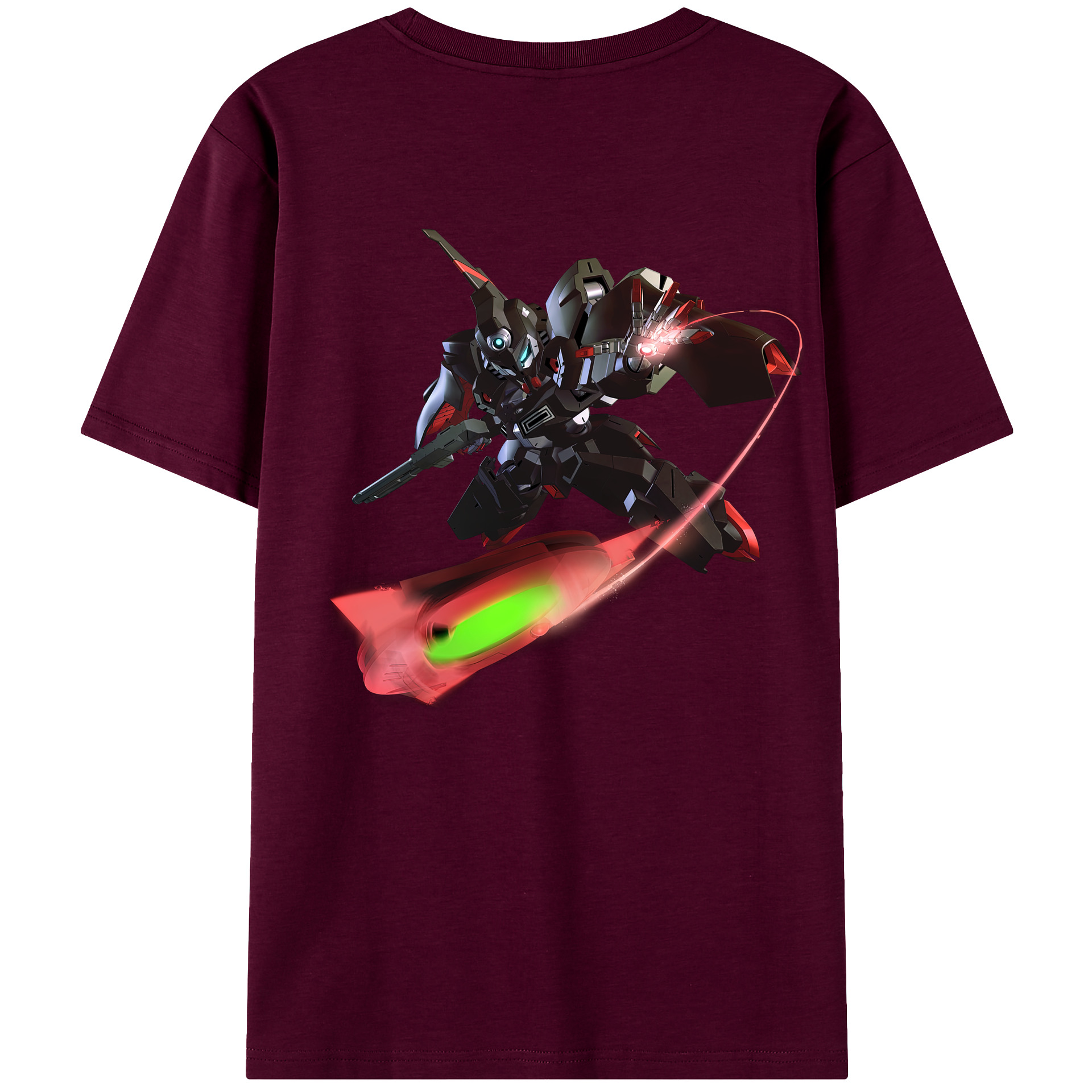 （画像用） 機動戦士ガンダム Mobile Suit Gundam レディース半袖Tシャツ(バックプリント)